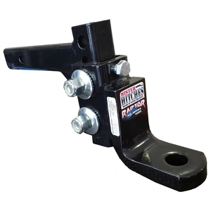 Mister Hitches BALL MOUNT RAPTOR 4500KG ADR ADJUSTABLE W/1-1/4" BALL HOLE + MHRB