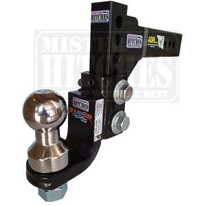 Mister Hitches Ball Mount Raptor 4500Kg Adr Adjustable 63.5Mm (2.5") Sq. Shank