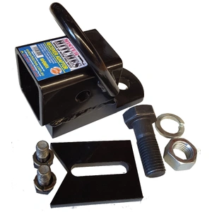 Mister Hitches BALL MOUNT RECEIVER ADAPTOR WITH ANTI-SWIVEL PLATE