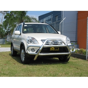 ECB Textura Black Midi Tube Bar to suit Honda CR-V 10/04 - 01/07