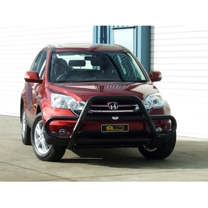ECB Silver Hammertone Powdercoat Midi Tube Bar to suit Honda CR-V Ex Aero Bump 02/07 - 10/12