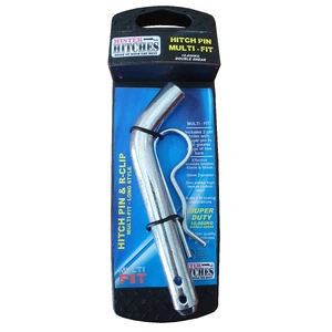 Mister Hitches HITCH PIN AND CLIP 2 HOLE LONG STYLE 2 HOLE 65MM & 80MM HANG PACK