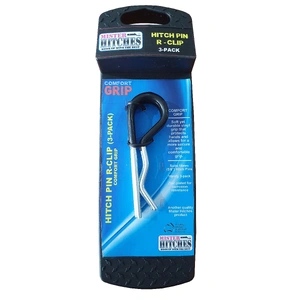 Mister Hitches R-CLIP PACK OF 3, 4MM W/PLASTIC HANDLE SLEEVE HANG PACK