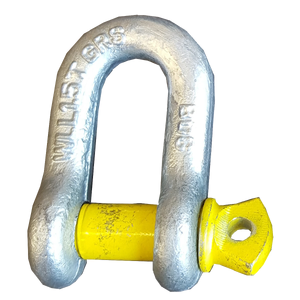 Mister Hitches D-SHACKLE 11MM STAMPED AND RATED S GRADE WLL 1.5T BULK