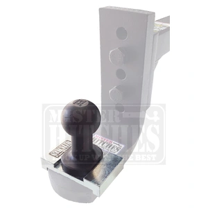 Mister Hitches TOW BALL & RETENTION PLATE KIT HI-RISE SUITS ALKO AKS EURO COUPLING 3.5T