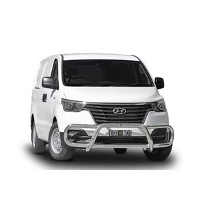 ECB Silver Hammertone Powdercoat Midi Tube Bar to suit Hyundai Iload 03/18 - 09/21