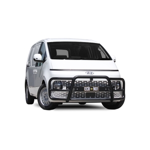 ECB Silver Hammertone Powdercoat Midi Tube to suit Hyundai Staria-load 06/21 - Onwards