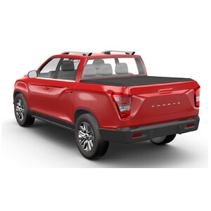 Mountain Top MTR Black Manual Roller Cover to suit SsangYong Musso Dual Cab 2018 - Onwards (Short Bed) 