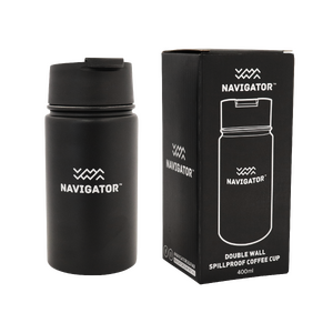 NAVIGATOR DOUBLE WALL SPILLPROOF COFFEE CUP
