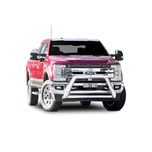 ECB Silver Hammertone Nudge Bar to suit Ford F250 Super Duty Limited 06/18 - Onwards