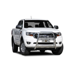 ECB Black Ripple Nudge Bar - Series 2 to suit Ford Ranger PX MKIII 4WD Highrise 09/18 - 04/22