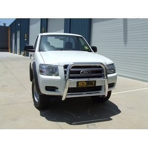 ECB Textura Black Powdercoat Nudge Bar - Series 2 to suit Ford Ranger PJ 12/06 - 03/09