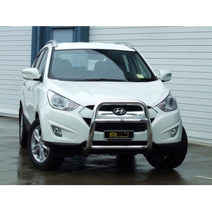 ECB Black Ripple Powdercoat Nudge Bar - Series 2 to suit Hyundai IX35 02/10 - 2015