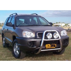 ECB Polished Nudge Bar - Series 2 to suit Hyundai Santa-Fe 11/00 - 04/06