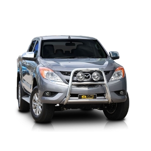 ECB Textura Black Powdercoat Nudge Bar - Series 2 to suit Mazda BT-50 4WD 10/11 - 03/18