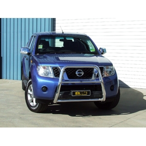 ECB Textura Black Powdercoat Nudge Bar - Series 2 to suit Nissan Navara D40 ST-X 550 2011 - 03/15