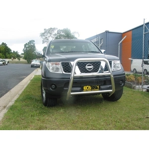 ECB Black Ripple Nudge Bar - Series 2 to suit Nissan Navara D40 ST-X King 2005 - 03/15