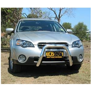 ECB Textura Black Powdercoat Nudge Bar to suit Subaru Outback 09/03 - 08/09