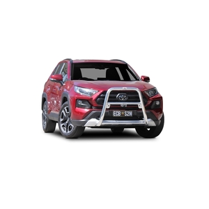 ECB Black Ripple Powdercoat Nudge Bar - Series 2 to suit Toyota Rav4 Edge Petrol 01/19 - Onwards