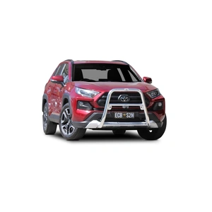 ECB Silver Hammertone Nudge Bar - Series 2 to suit Toyota Rav4 Edge Petrol 01/19 - Onwards