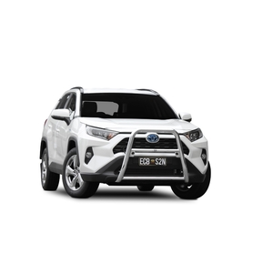 ECB Textura Black Powdercoat Nudge Bar - Series 2 to suit Toyota Rav4 GXL 01/19 - Onwards