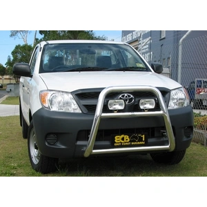 ECB Polished Nudge Bar - Series 2 to suit Toyota HiLux 4WD 03/05 - 07/11