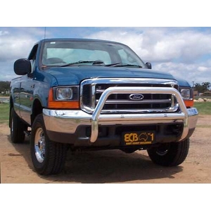 ECB Polished Nudge Bar - Series 2 to suit Ford F250 Super Duty 06/01 - 06/14