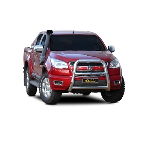 ECB Black Ripple Powdercoat Nudge Bar - Series 2 to suit Holden Colorado 7 12/12 - 08/16