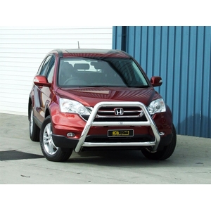 ECB Black Ripple Powdercoat Nudge Bar - Series 2 to suit Honda CR-V Ex Aero Bump 02/07 - 10/12