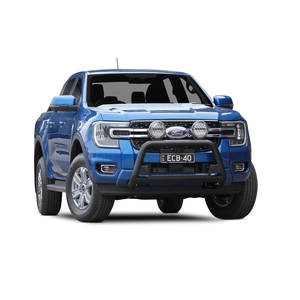 ECB Silver Hammertone Powdercoat Nudge Bar to suit Ford Ranger 05/22 - Onwards