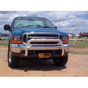 ECB Silver Hammertone Powdercoat Nudge Bar to suit Ford F250 Super Duty 06/01 - 06/14