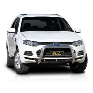 ECB Silver Hammertone Powdercoat Nudge Bar to suit Ford Territory SZ 05/11 - 09/14