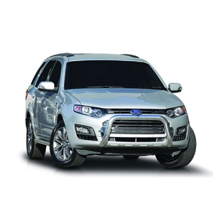 ECB Silver Hammertone Powdercoat Nudge Bar to suit Ford Territory SZ MKII 10/14 - Onwards