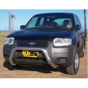 ECB Textura Black Powdercoat Nudge Bar to suit Ford Escape 03/01 - 06/06