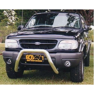 ECB Silver Hammertone Powdercoat Nudge Bar to suit Ford Explorer 06/99 - 09/01