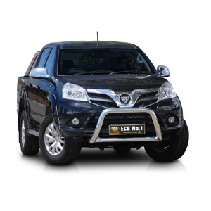 ECB Black Ripple Powdercoat Nudge Bar to suit Foton Tunland 4X4 Dual Cab 07/12 - 04/19
