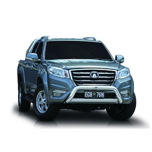 ECB Textura Black Powdercoat Nudge Bar to suit Great Wall Steed Dual Cab 07/16 - 08/21