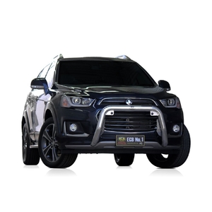 ECB Textura Black Powdercoat Nudge Bar to suit Holden Captiva 01/16 - 12/20