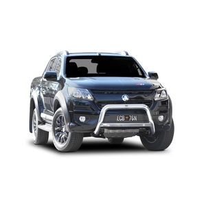 ECB Textura Black Powdercoat Nudge Bar to suit Holden Colorado Z71 4X4 Dual Cab 06/19 - 12/20