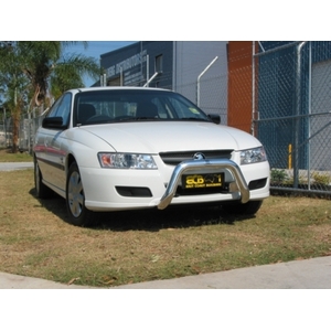 ECB Black Ripple Powdercoat Nudge Bar to suit Holden Commodore VZ SS 2004 - 2007