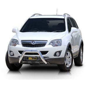 ECB Textura Black Powdercoat Nudge Bar to suit Holden Captiva 5 Series 2 03/11 - 12/15