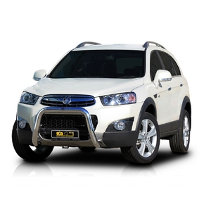 ECB Black Ripple Powdercoat Nudge Bar to suit Holden Captiva 7 Series 2 Non Sen Mod 03/11 - 12/15