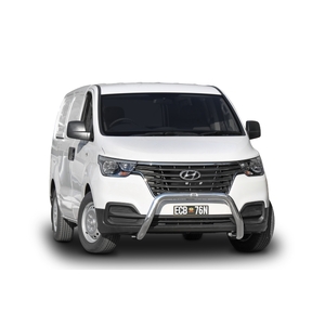 ECB Textura Black Powdercoat Nudge Bar to suit Hyundai Iload 03/18 - 09/21