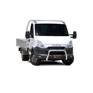 ECB Silver Hammertone Powdercoat Nudge Bar to suit Iveco Daily 45C 02/12 - 12/14