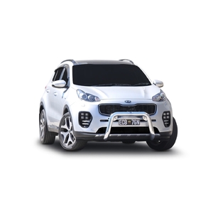 ECB Black Ripple Powdercoat Nudge Bar to suit Kia Sportage 10/17 - 05/18