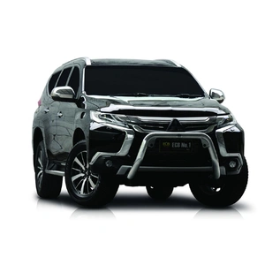ECB Textura Black Nudge Bar to suit Mitsubishi Pajero Sport Exceed 05/16 - 11/19