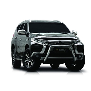 ECB Silver Hammertone Powdercoat Nudge Bar to suit Mitsubishi Pajero Sport Exceed 05/16 - 11/19