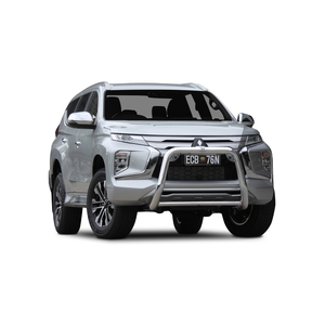 ECB Silver Hammertone Powdercoat Nudge Bar to suit Mitsubishi Pajero Sport GLX 11/19 - Onwards