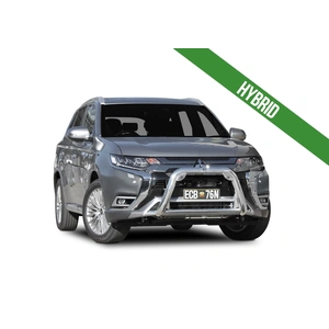 ECB Polished Nudge Bar to suit Mitsubishi Outlander PHEV 04/18 - 07/21