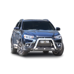 ECB Silver Hammertone Powdercoat Nudge Bar to suit Mitsubishi ASX 10/16 - 07/17